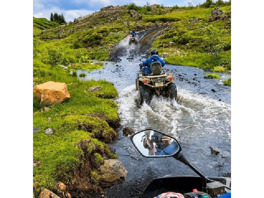 2.5 hour Twin Peaks ATV Adventure with pickup from Reykjavik