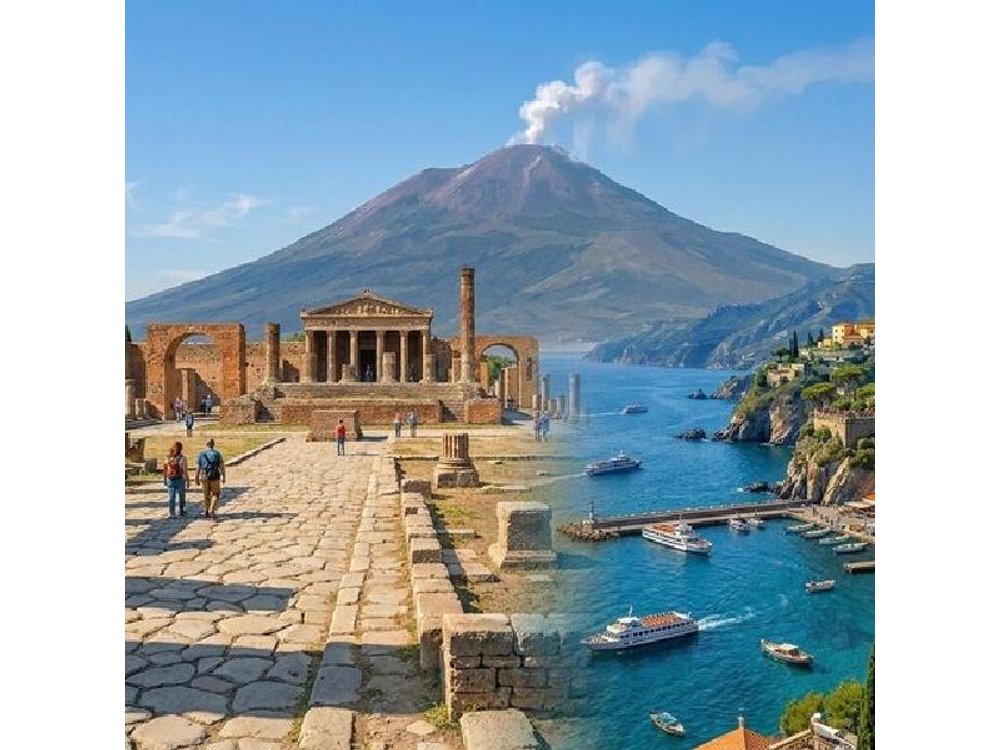 Daytrip from Rome to Pompei and Sorrento