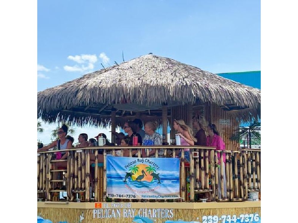 Fort Myers Beach 90 Minute Round Tiki Boat Cruise