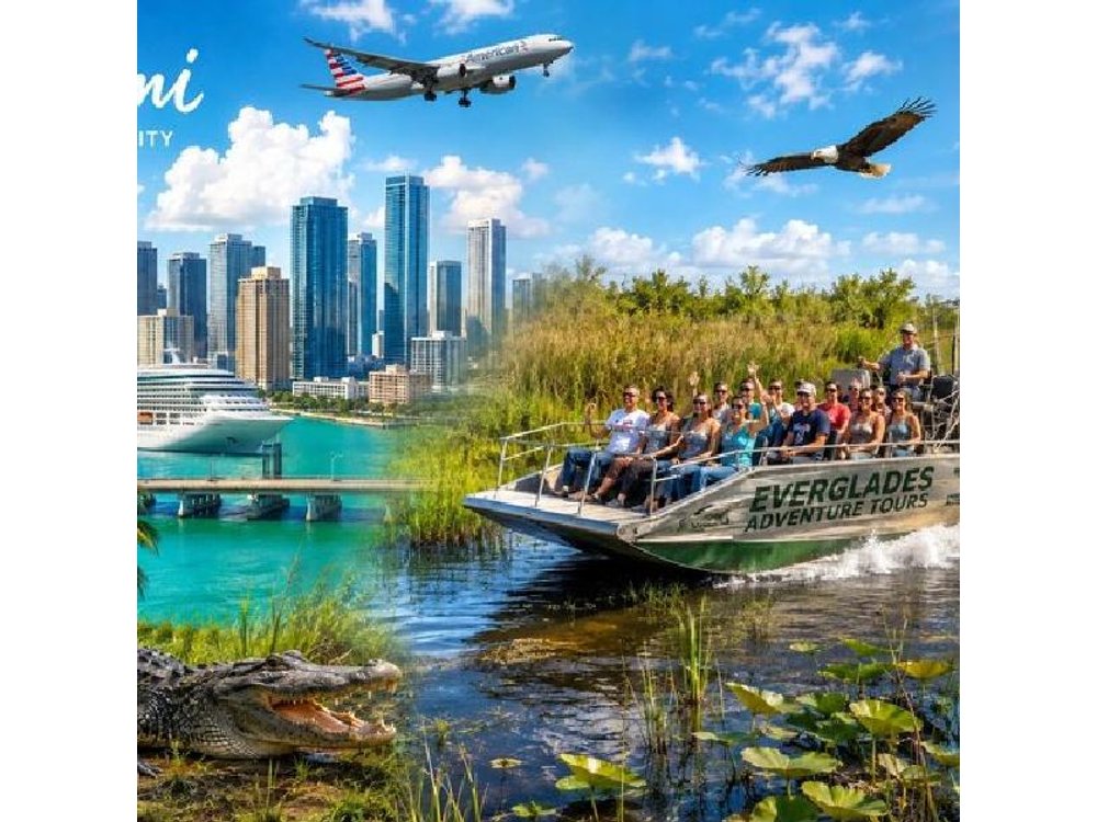 Miami Combo: Everglades Adventure and Sightseeing Tour