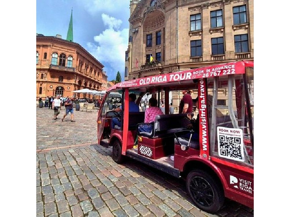 Old Riga E-Bus Tour with Audio Guide, 45 min