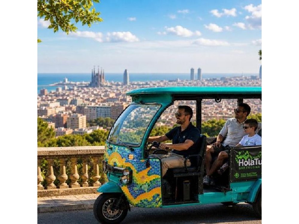 Route of Barcelona by Electric Tuk Tuk 2H
