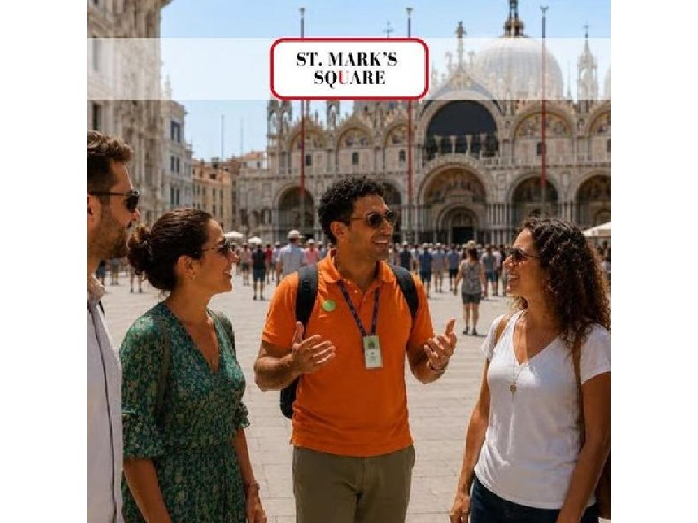 City Center Walking Tour in Venice & Gondola Ride Experience