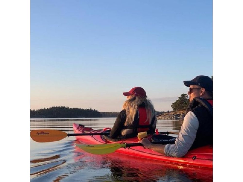 Sunset Kayak Tour in the Stockholm Archipelago + Swedish Fika