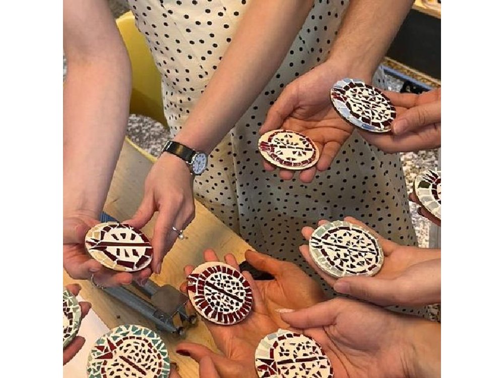 Thessaloniki Create Your Own Mosaic Souvenir Magnet in 60'
