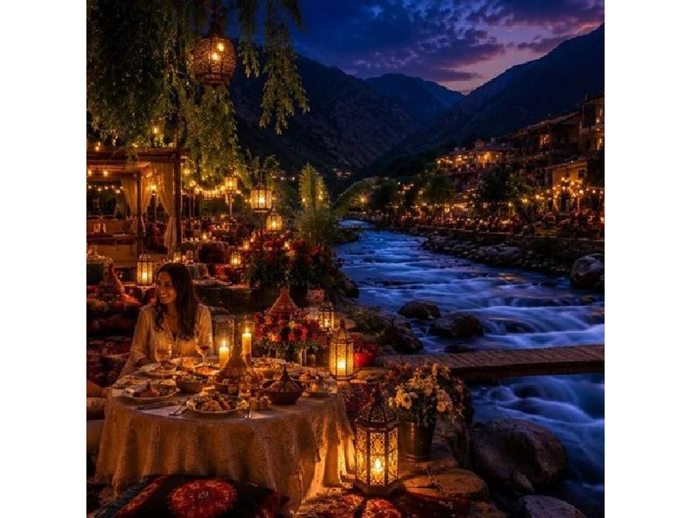 Marrakech: Magical Sunset in Ourika Valley with Dinner