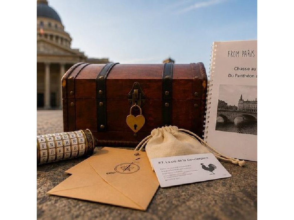 Treasure hunt in central Paris: from the Panthéon to the Louvre