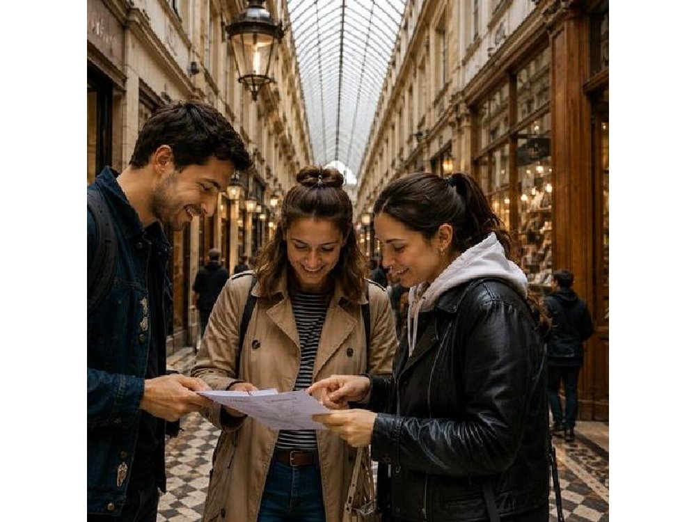 Explore the Covered Passages of Paris with a track game