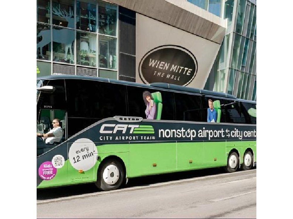 Vienna City Airport Train - CAT by Bus