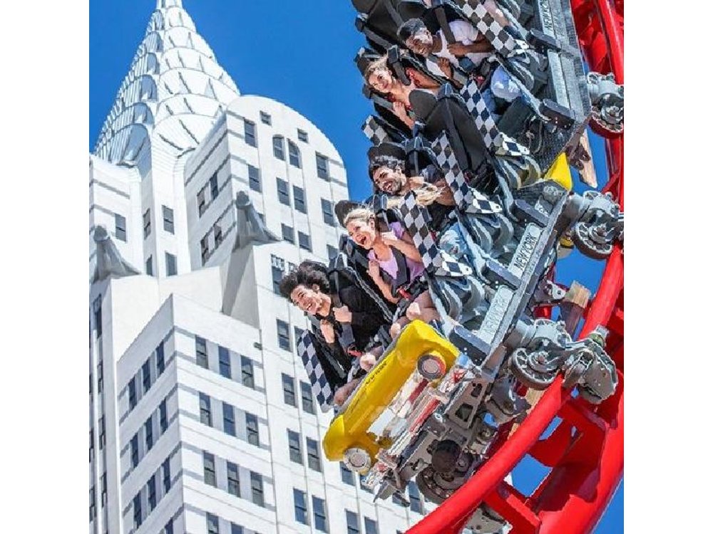 The Big Apple Coaster at New York New York Hotel and Casino
