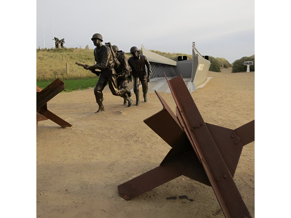 Normandy D-Day Beaches All-American Private Day Tour from Paris