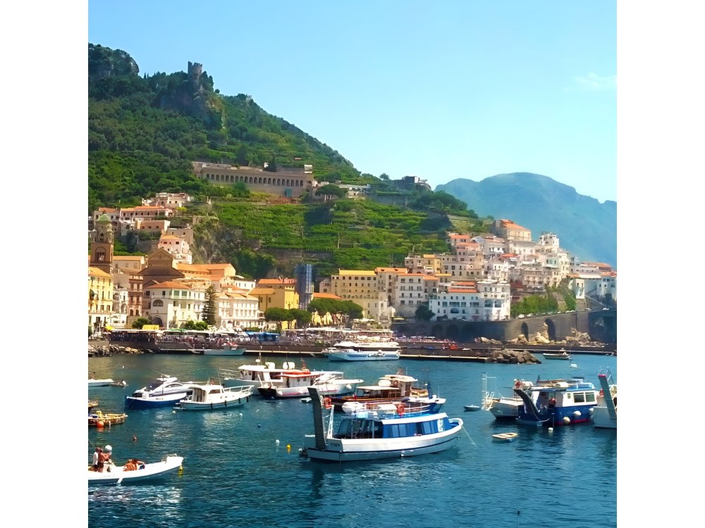 Full-Day Small-Group Pompeii and Amalfi Coast Tour from Rome
