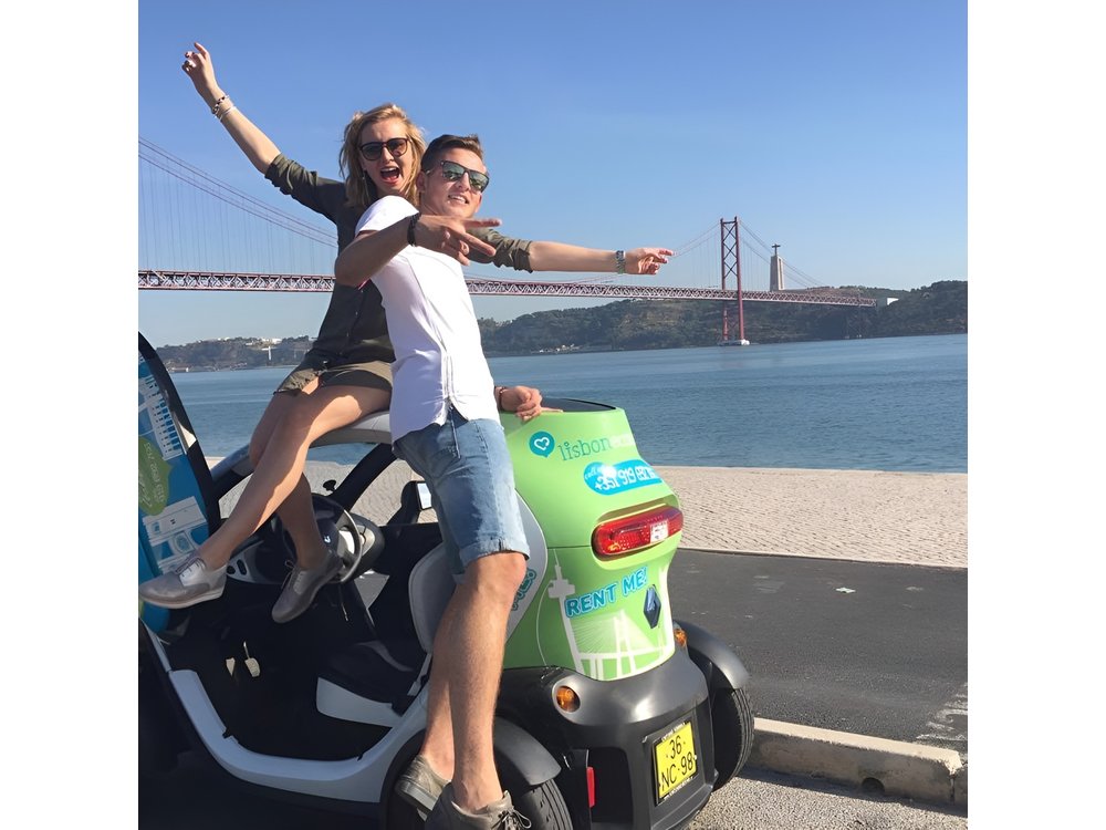 Electric Car with GPS Audio Guide Full Day Tour in Lisbon