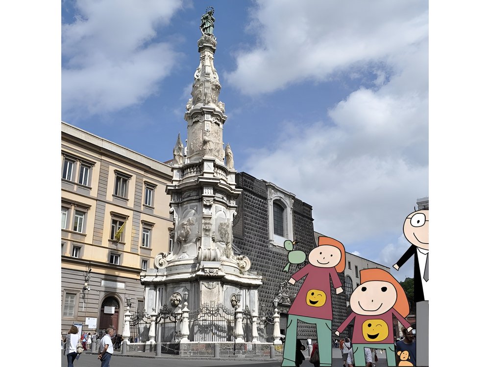 Family tour of the historical center of Naples