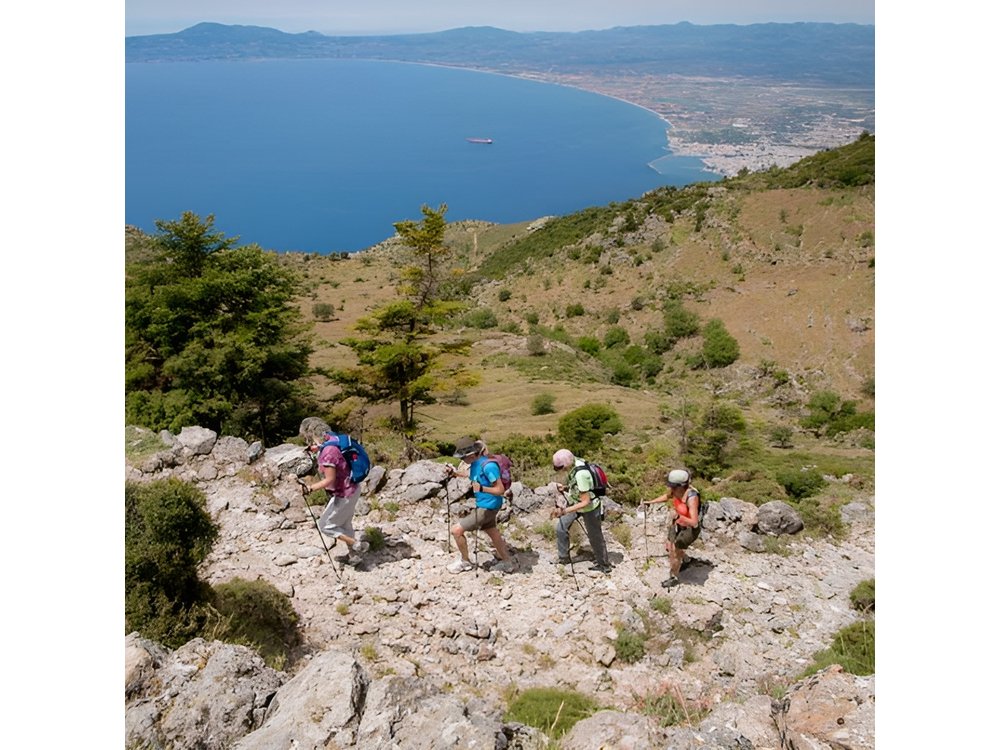 Hiking above Kalamata