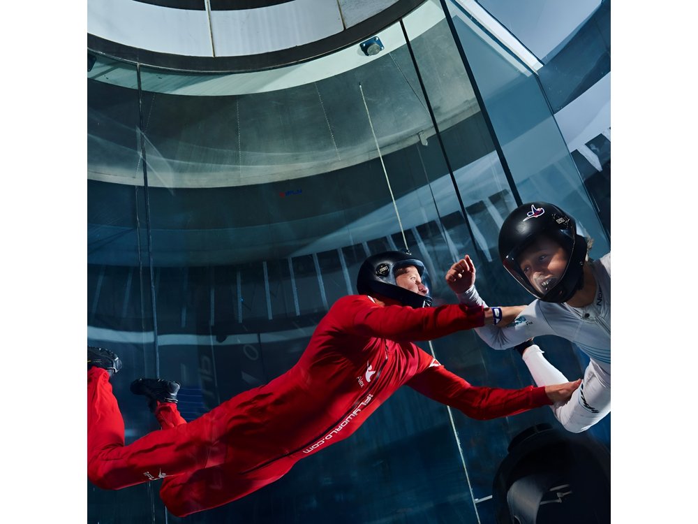 Houston Woodlands Indoor Skydiving with 2 Flights & Personalized Certificate