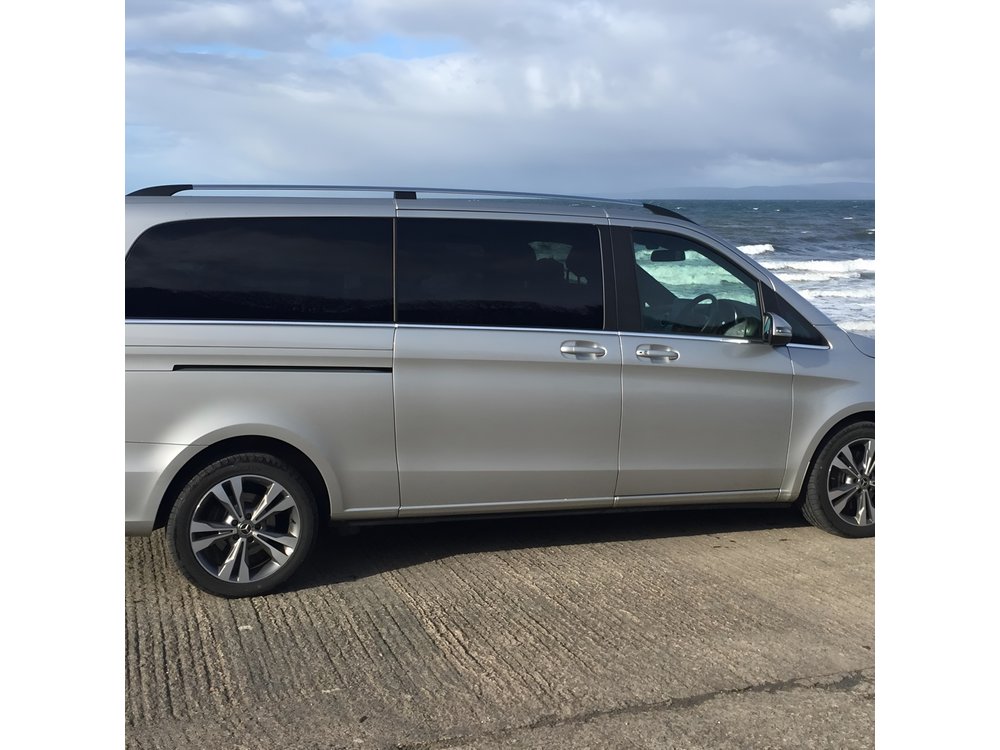 Edinburgh Airport to Glasgow City Chauffeured Hire Driver