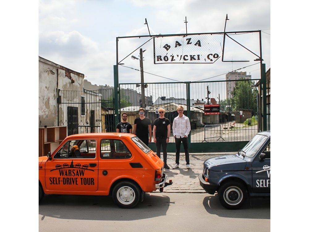 Retro Fiat Self-Drive Undisovered Tour in Warsaw