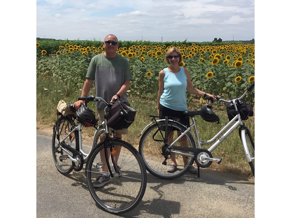 Vineyard cycle tours in and around Chinon, in the Loire Valley