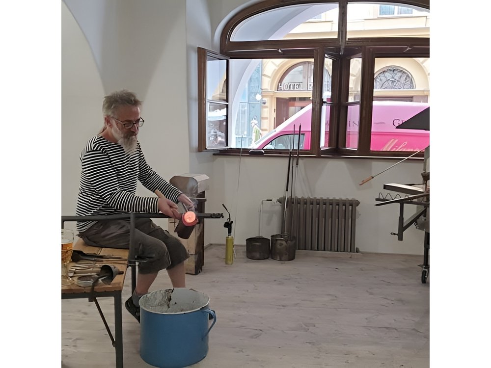 Bohemian Glass blowing in Prague