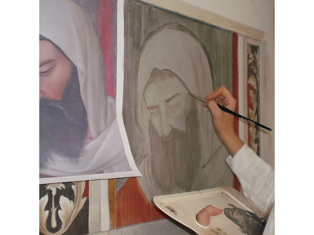 Fresco Painting Class in Florence