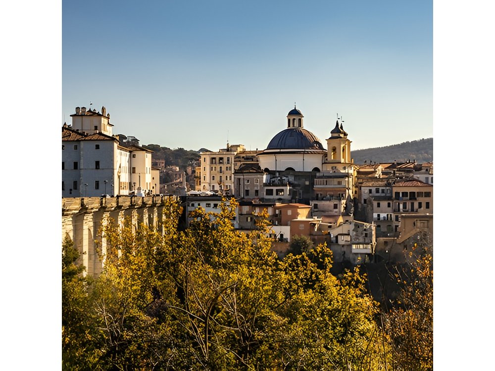 Surroundings of Rome on Vespa