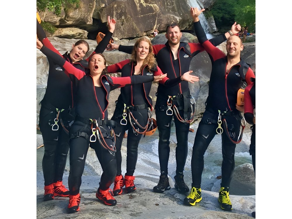 Fun and Adventure - Best beginner canyoning near Bellinzona