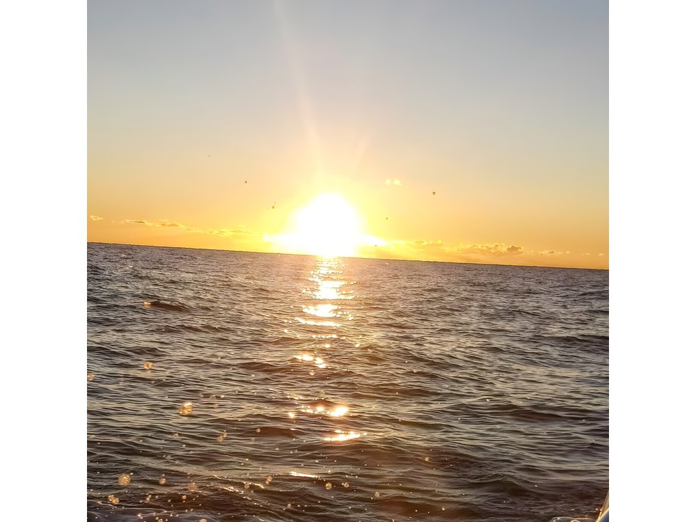 Sunset by boat in Marbella