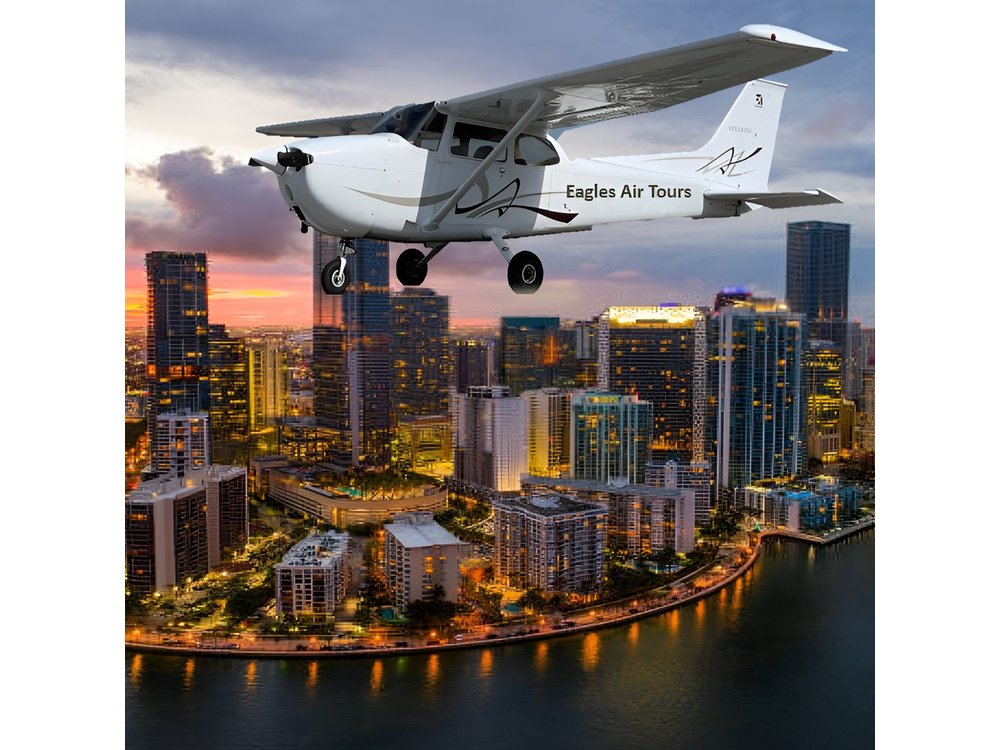 Eagles Air Tour: Private 45 Minute Plane Tour of Miami