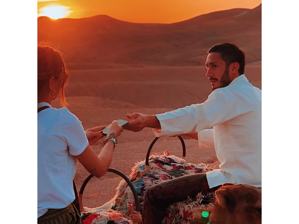 Marrakech Desert Agafay Sunset Camel Ride with Dinner Show