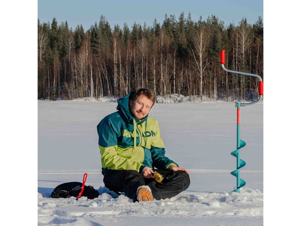 First Ice Fishing Experience in Rovaniemi