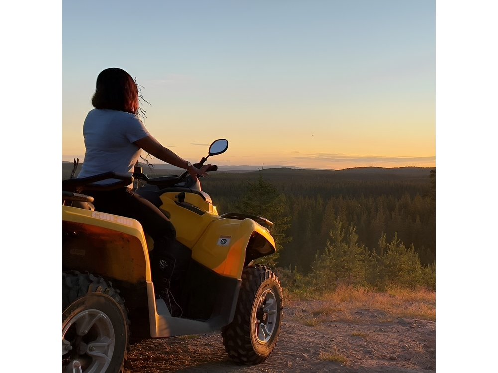 Midnight Sun ATV Ride & BBQ During the Golden Hour in Rovaniemi