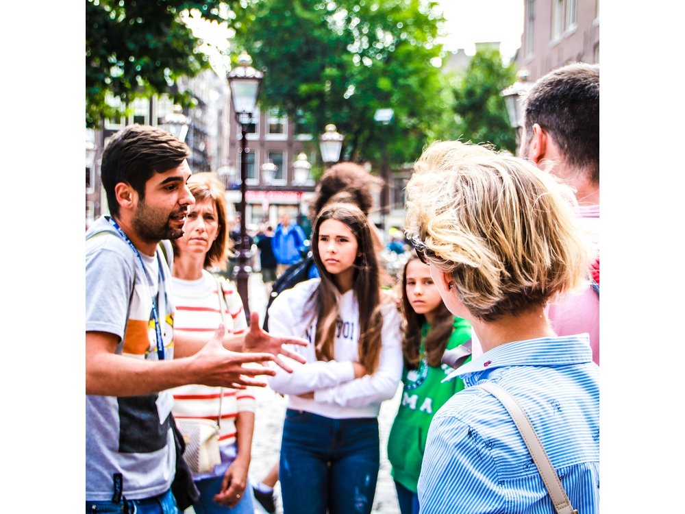 Amsterdam full day tour: Walking, Biking and Cruising