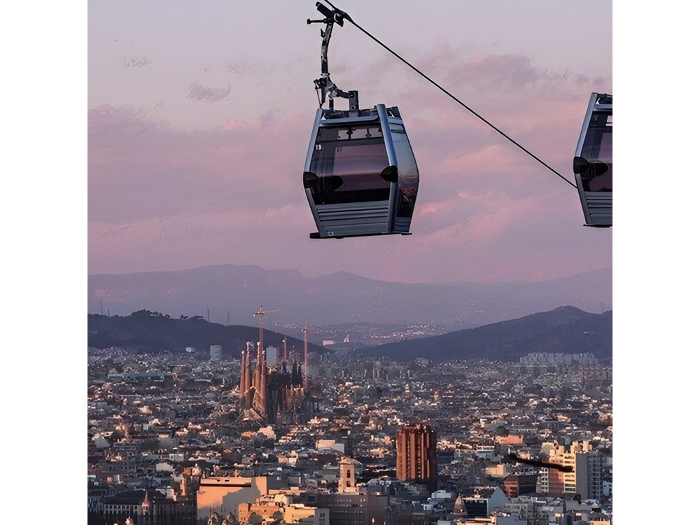 Barcelona City Walk with Montjuïc Castle & Cable Car Guided Tour
