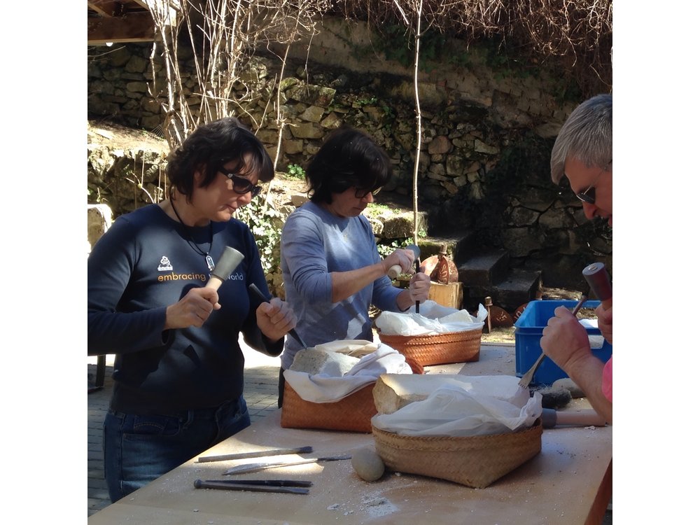 Stone Carving in Cercedilla/Madrid