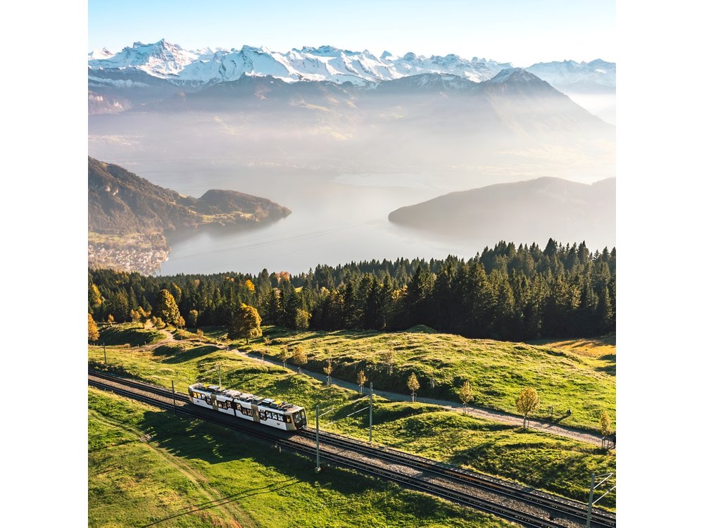 Self-guided: Mount Rigi, Lake Lucerne Cruise and Mountain Spa