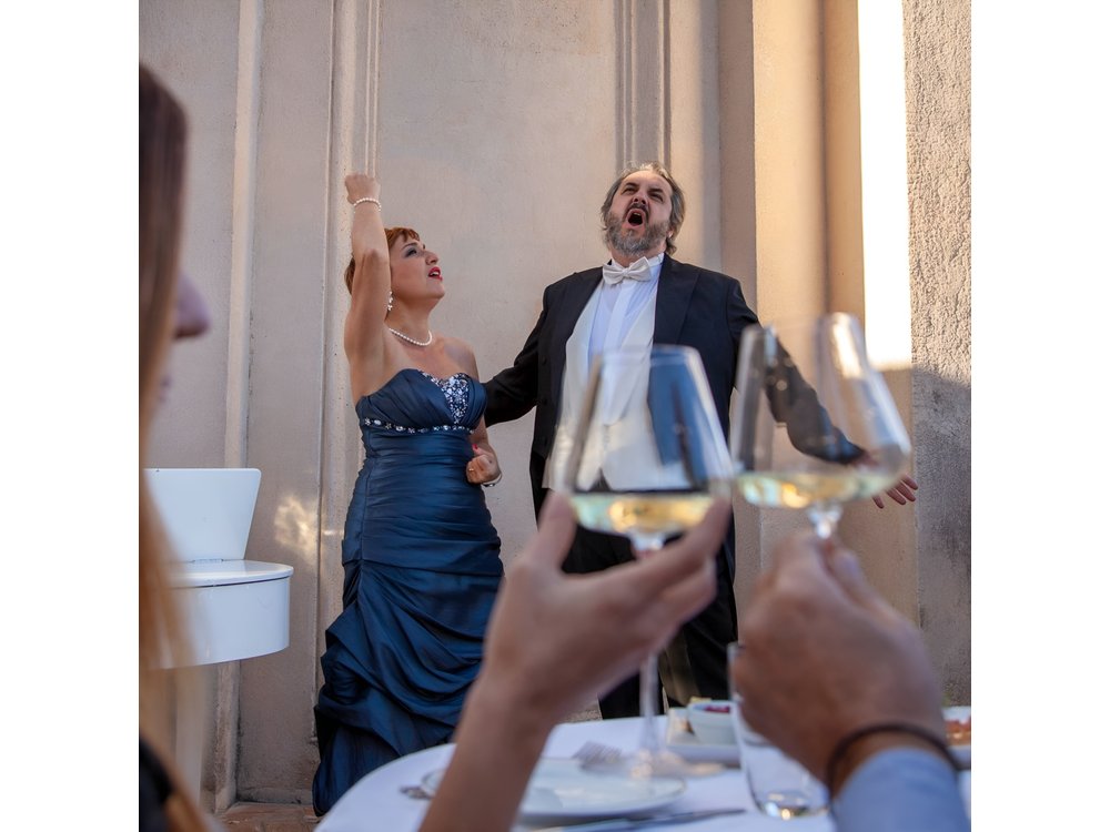Open-Air Opera Concert with Terrace Aperitif in the Heart of Rome