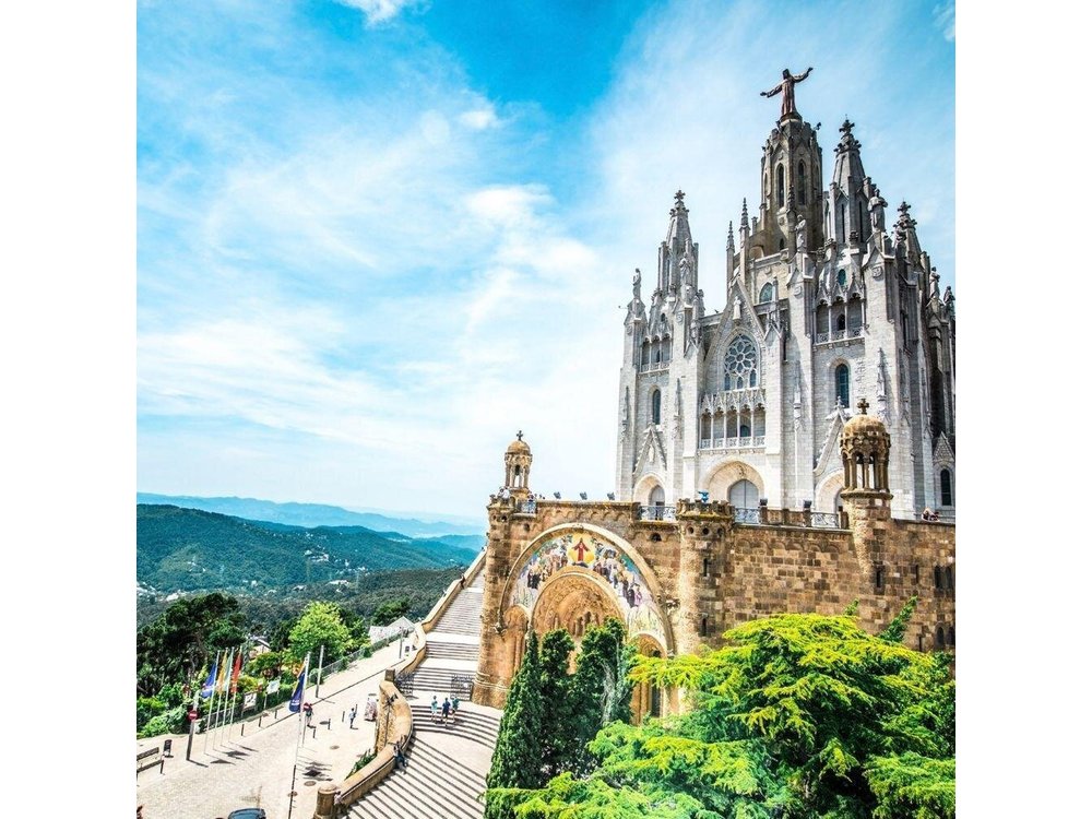 Barcelona Private Tour to Tibidabo Mountain
