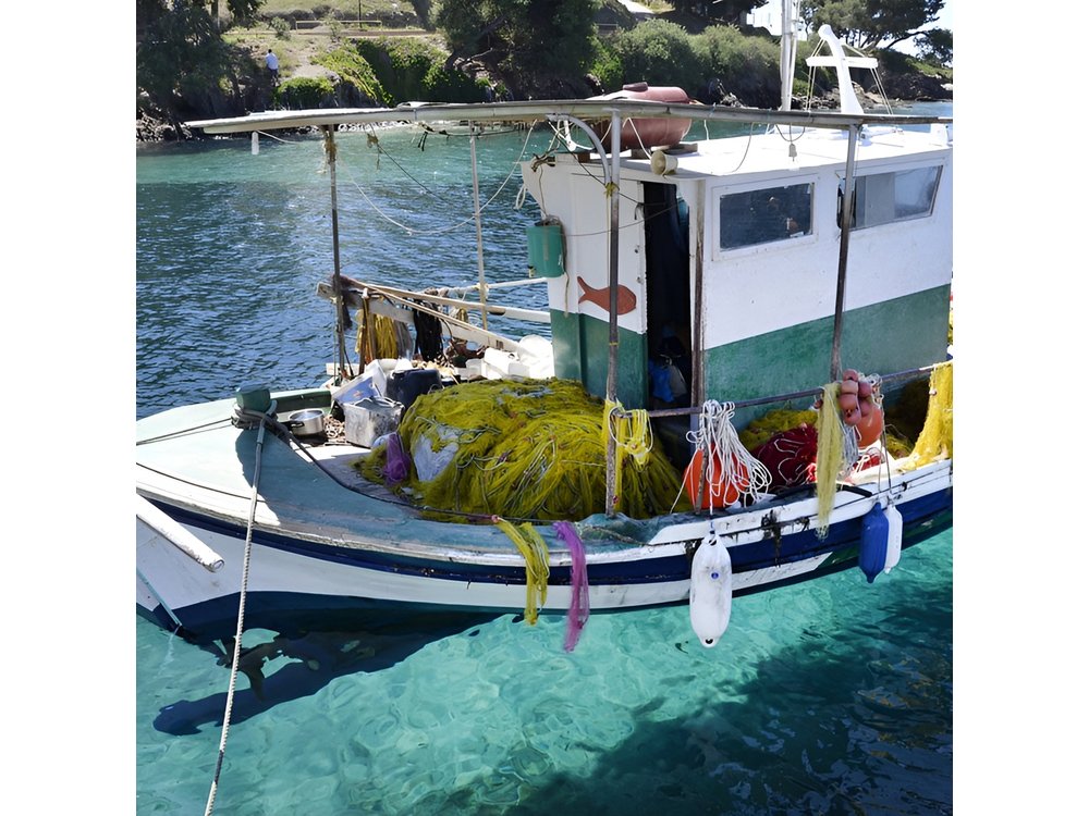 Private Fishing Trip in a Traditional Boat from Athens