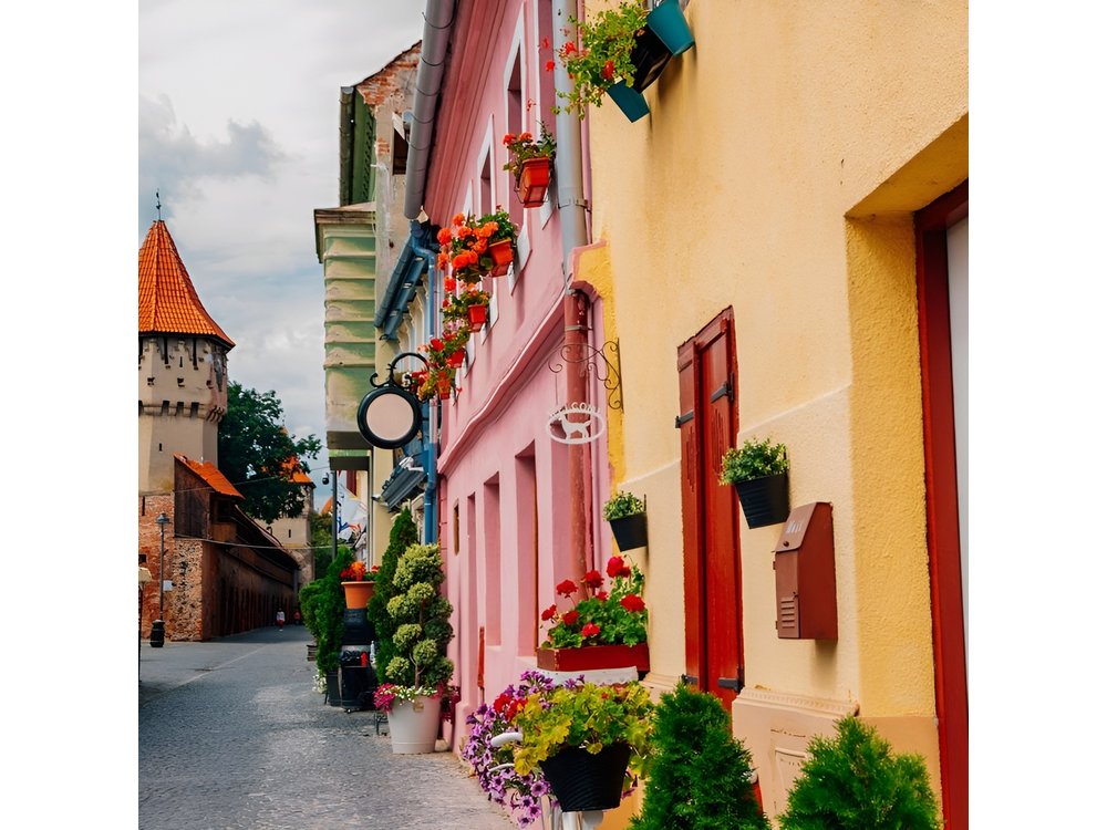 Sibiu Old Town Exploration Game and Self-Guided Tour