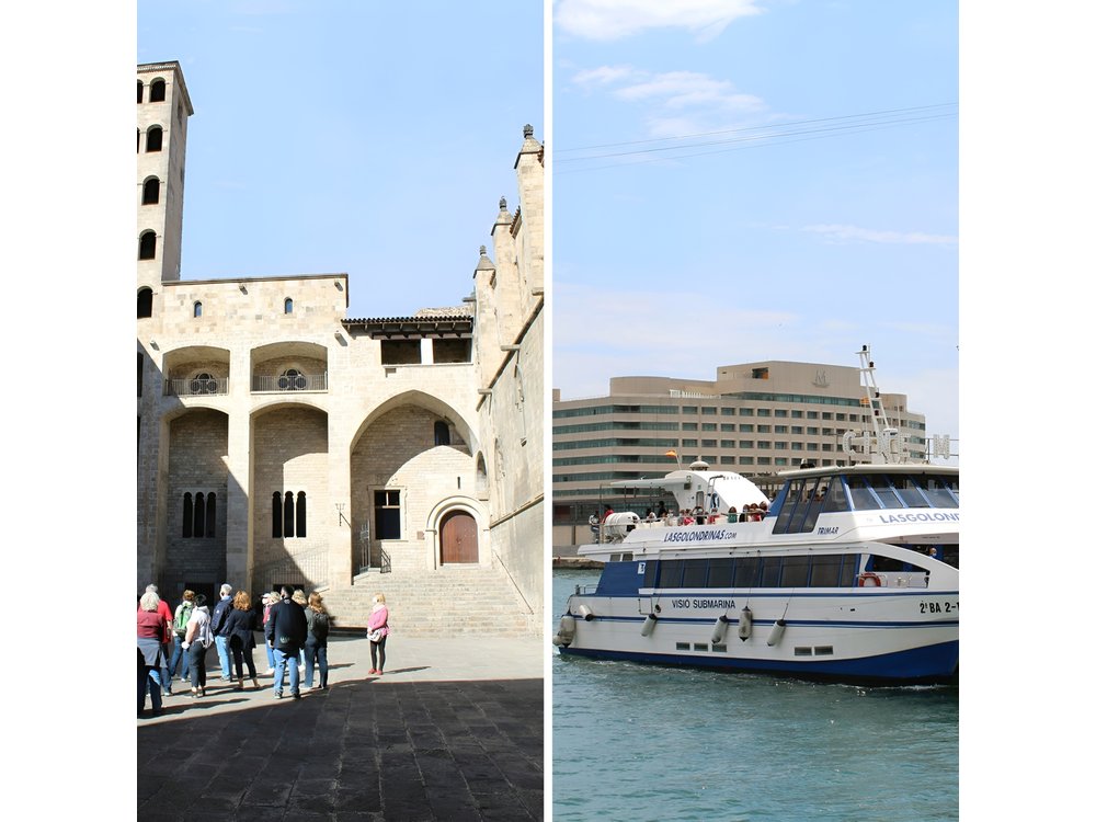 Barcelona walking tour Gothic Quarter and Ramblas+Boat trip