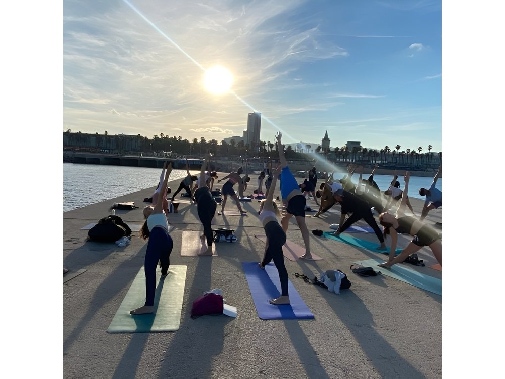 Yoga by the Sea in Barcelona
