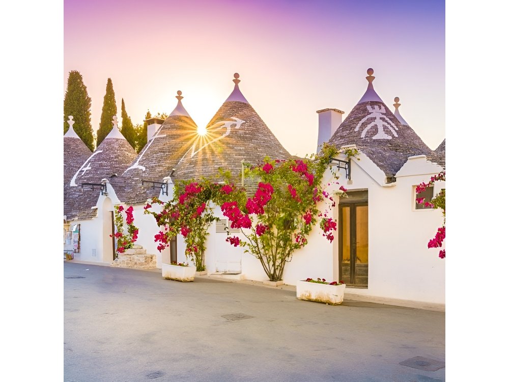 Day of Private Guided Tour to Polignano and Alberobello from Bari