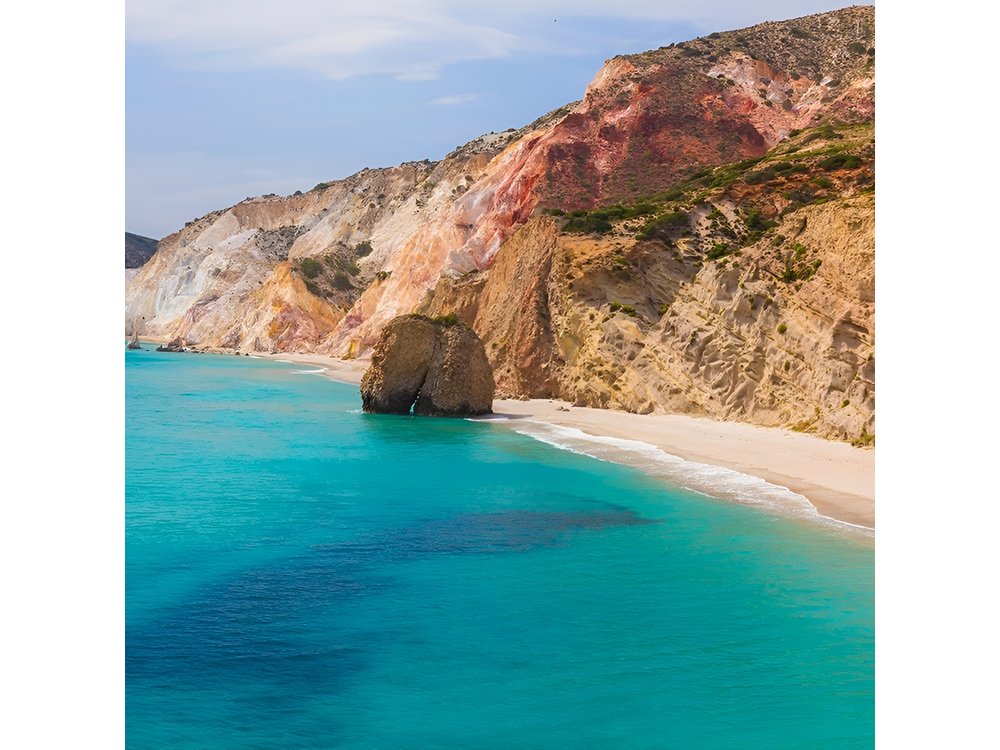 Private Milos Tour "Unspoiled Secret Beaches"- Luxury Boat Rental