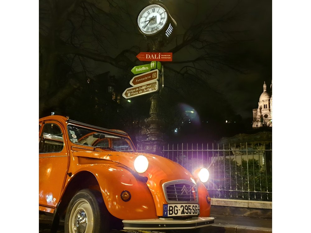 Experience the Magic of Paris By Night: A 2-Hour Iconic 2CV Tour