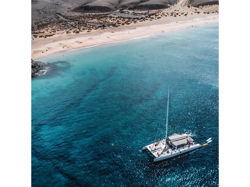Catamaran Sailing in Lanzarote