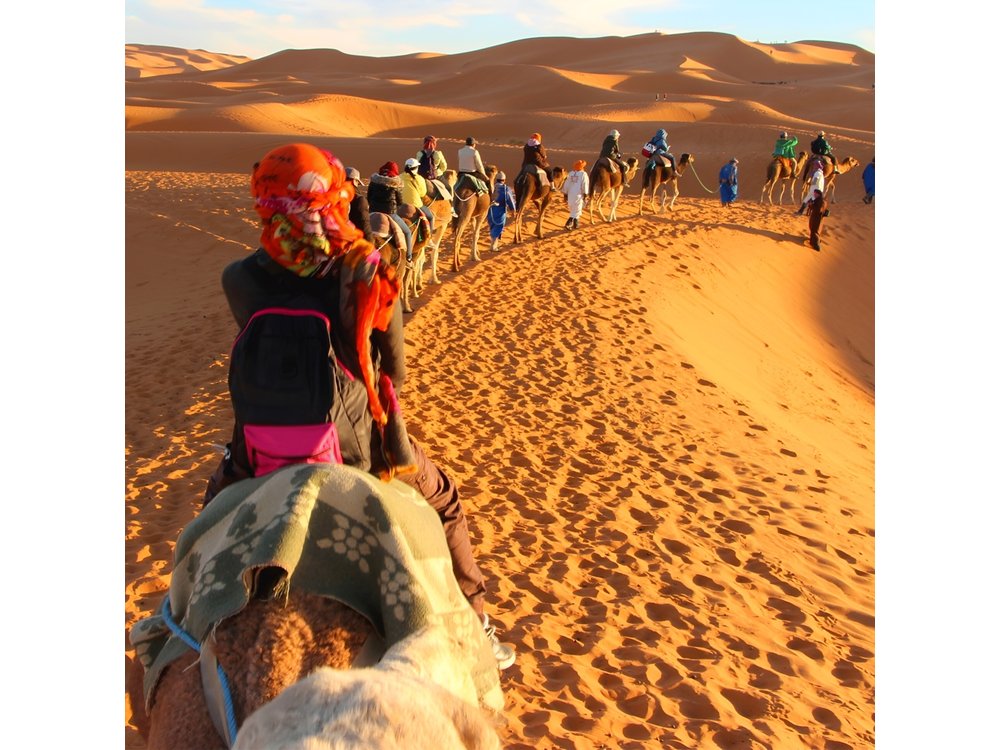 Desert Trip:Fès-Merzouga(1 Night)-Ouarzazat(1 Night)-Marrakech