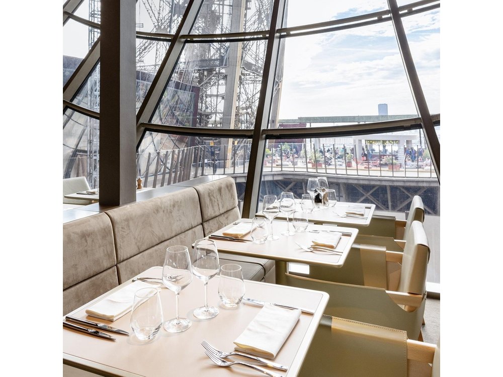 Paris Late Lunch at Eiffel Tower's Madame Brasserie Restaurant