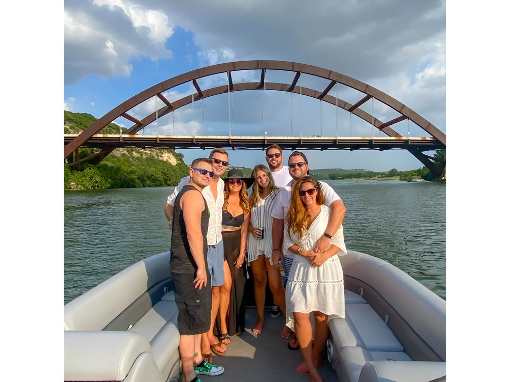 3 Hour Private Boat Charter on Lake Austin for up to 12 People