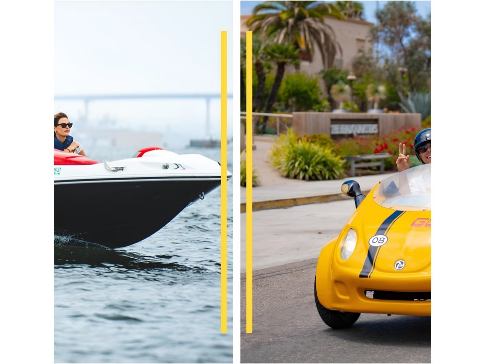 GoCar & Speedboat Land and Sea Adventure in San Diego
